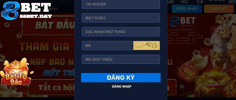 Người chơi đăng ký tài khoản 88bet trước khi tham gia giải trí tại sảnh nổ hũ